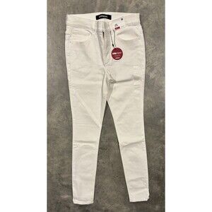 NWT Express Women’s White High Rise Legging Stretch + Denim Jeans Size 8 Regular